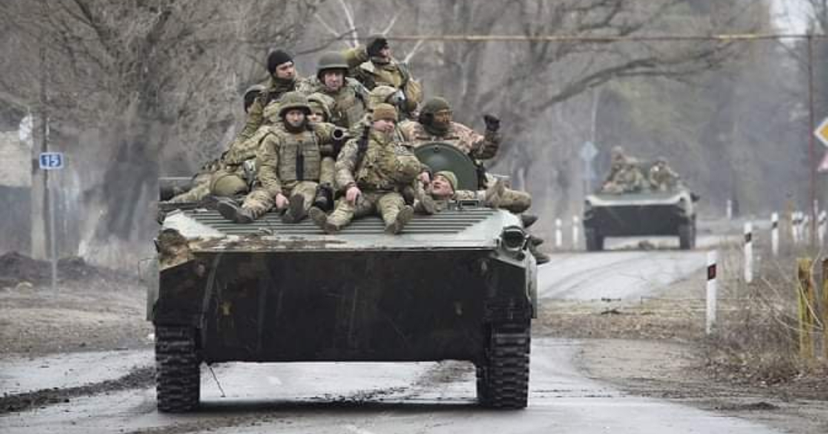 Soldados ucranianos © Twitter / @ArmedForcesUkr
