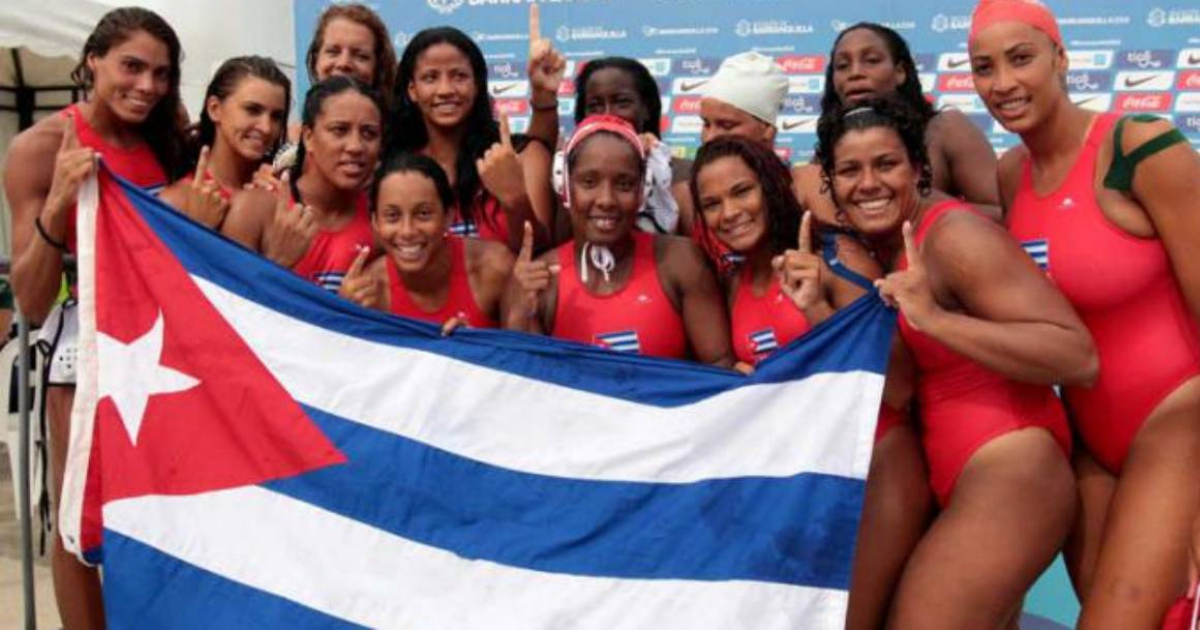 Equipo femenino de polo acuático, Cuba © Radio Habana Cuba