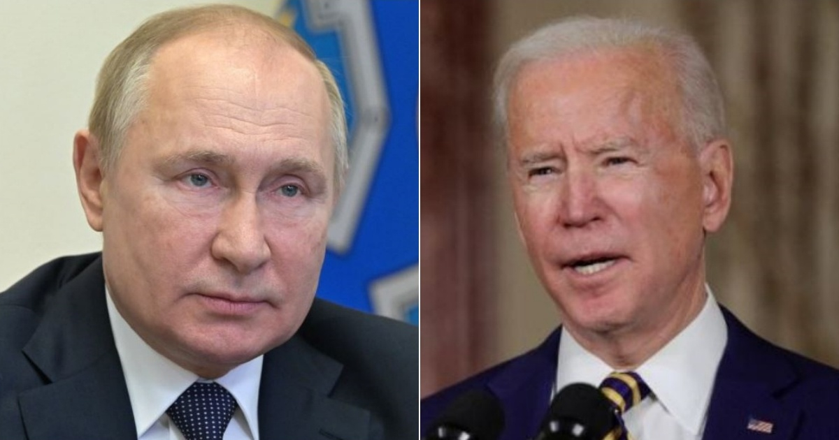 Vladímir Putin (i) y Joe Biden (d) © Collage Wikipedia- YouTubey/screenshot-White House