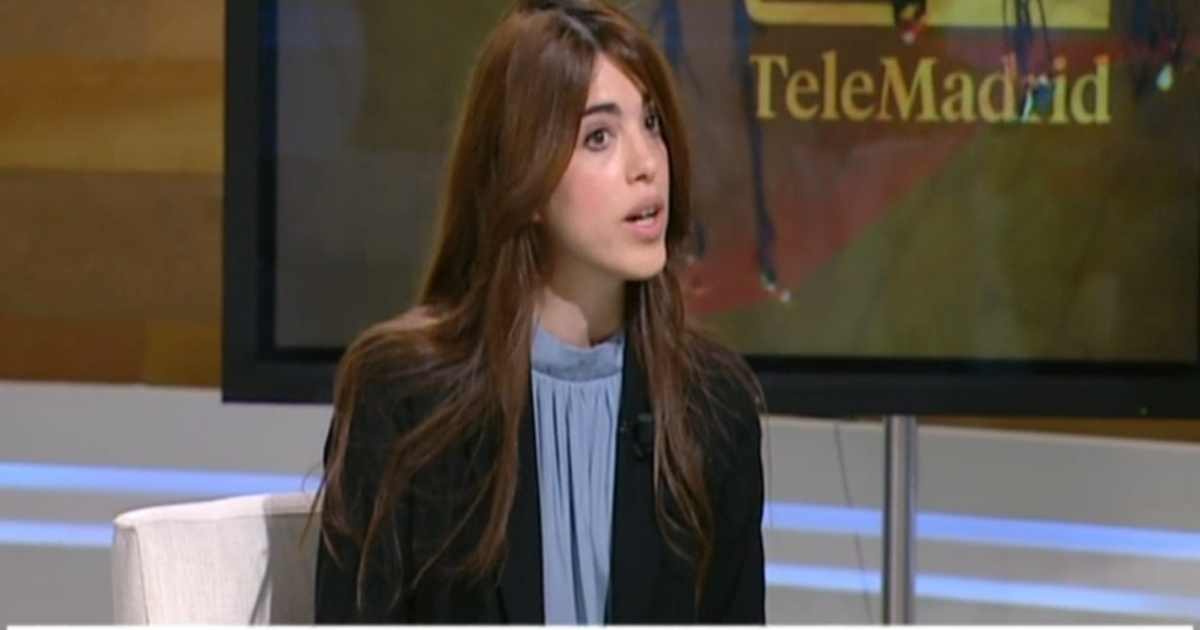 Carolina Barrero en televisión española © Captura pantalla/Telemadrid