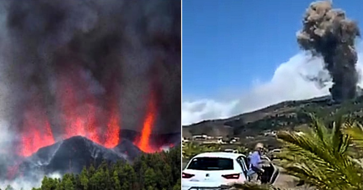 Erupción volcánica en La Palma © Captura de video ABC / ATLAS - Twitter / Europa Press