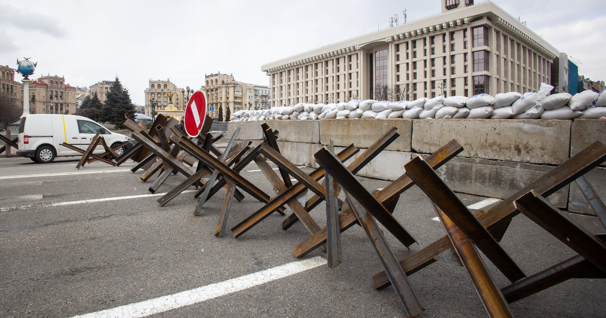 Barricada en Kiev © Twitter / Stratcom Centre UA