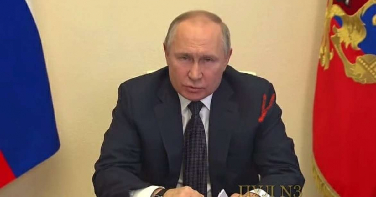 Vladimir Putin © Captura de video de Twitter de Matthew Luxmoore