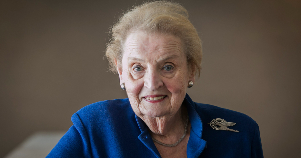 Madeleine Albright, la primera mujer Secretaria de Estado en la historia de la nación norteamericana © Nathaniel Minor/CPR News