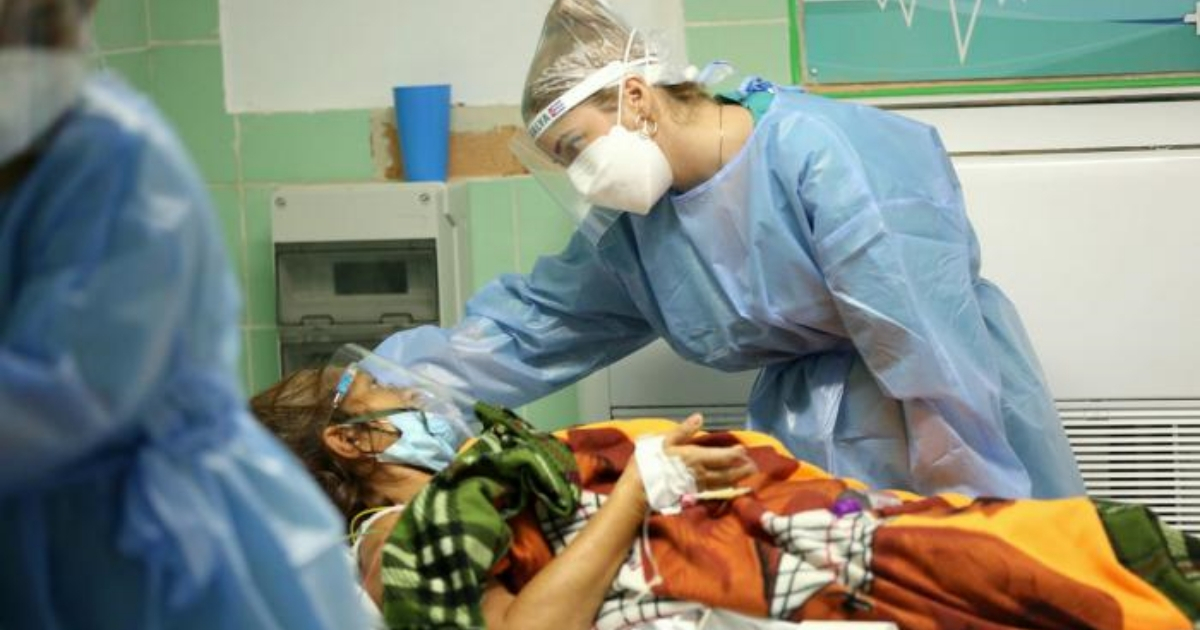 Paciente hospitalizado en Cuba © MINSAP Cuba