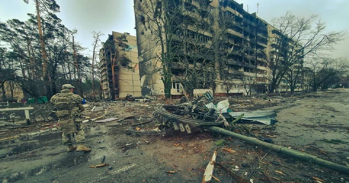 Ciudad de Ucrania devastada por ataques rusos (imagen de referencia) © Defence of Ukraine / Facebook