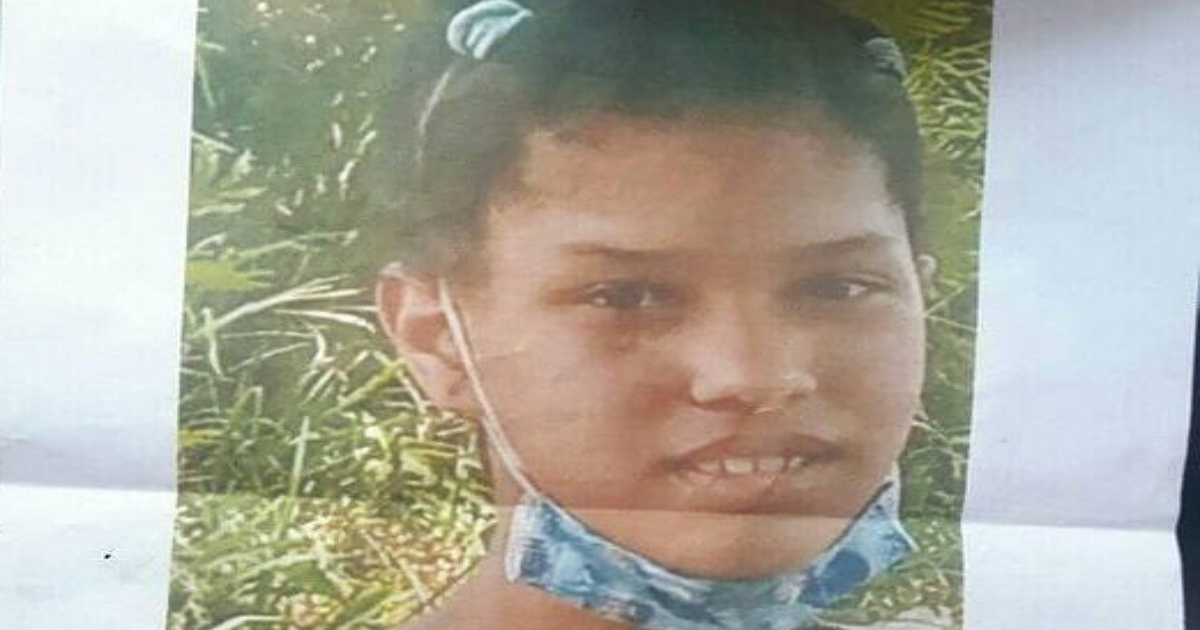 Ana Lía Carmona Pérez, de 11 años, desaparecida en La Habana © Facebook / Juan Alberto Gomez Rivero