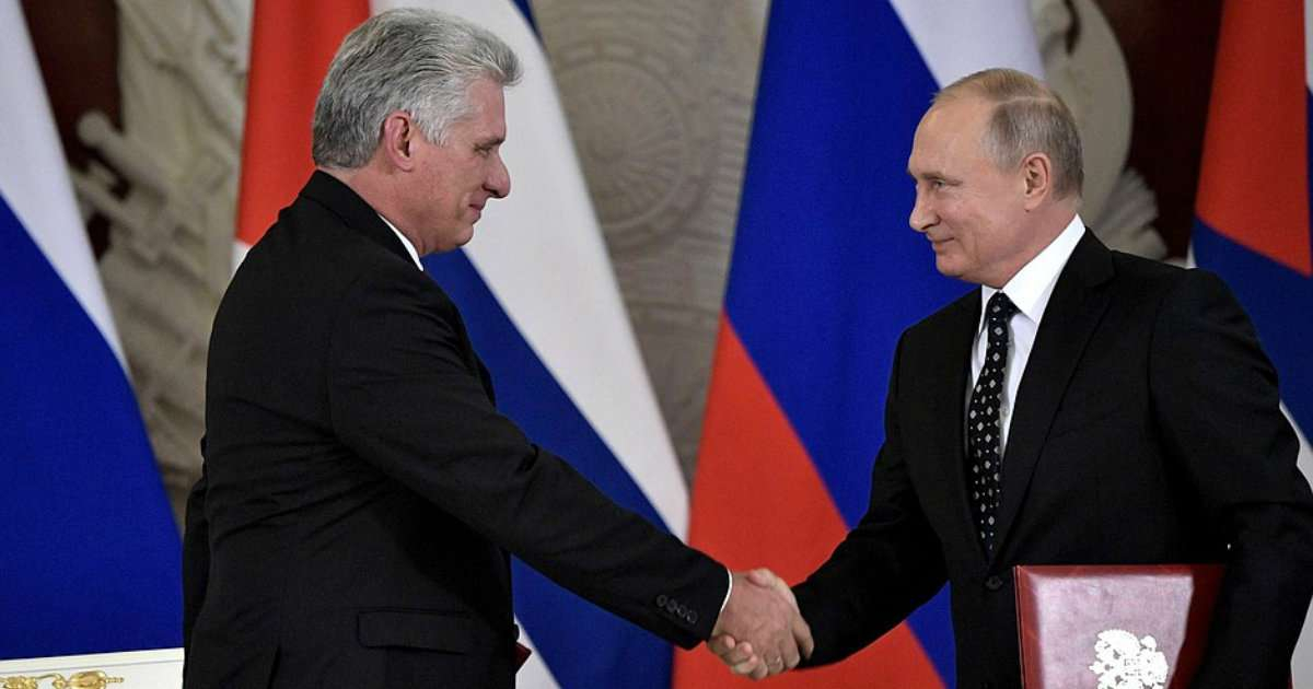 Miguel Díaz-Canel y Vladimir Putin © Kremlin.ru