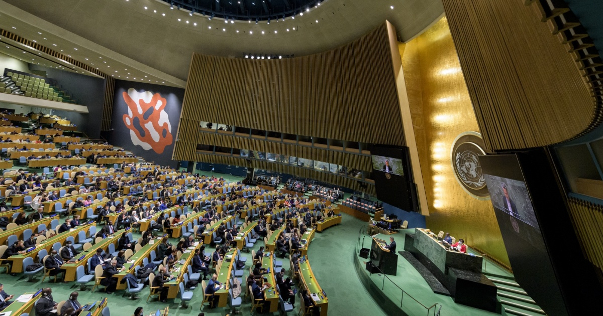Asamblea General de Naciones Unidas © Twitter/Naciones Unidas