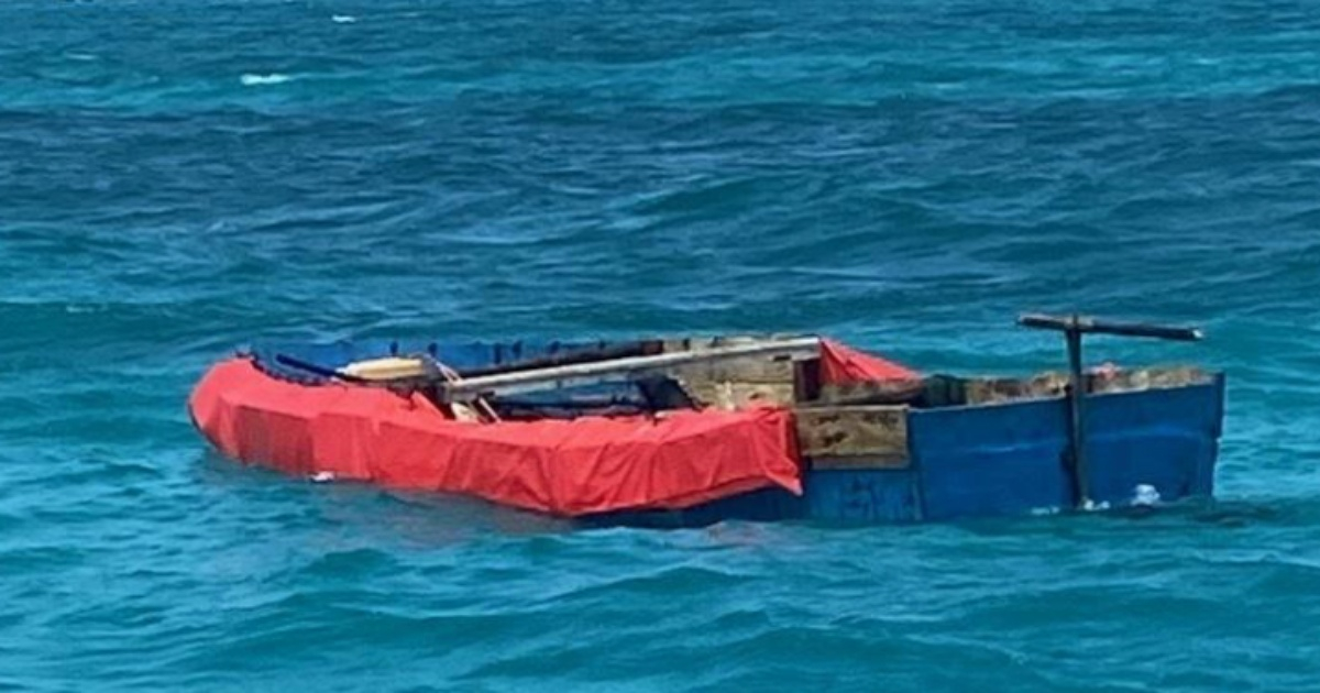 Embarcaciones con las que cubanos intentan llegar a EE. UU. © Twitter/@USCGSoutheast