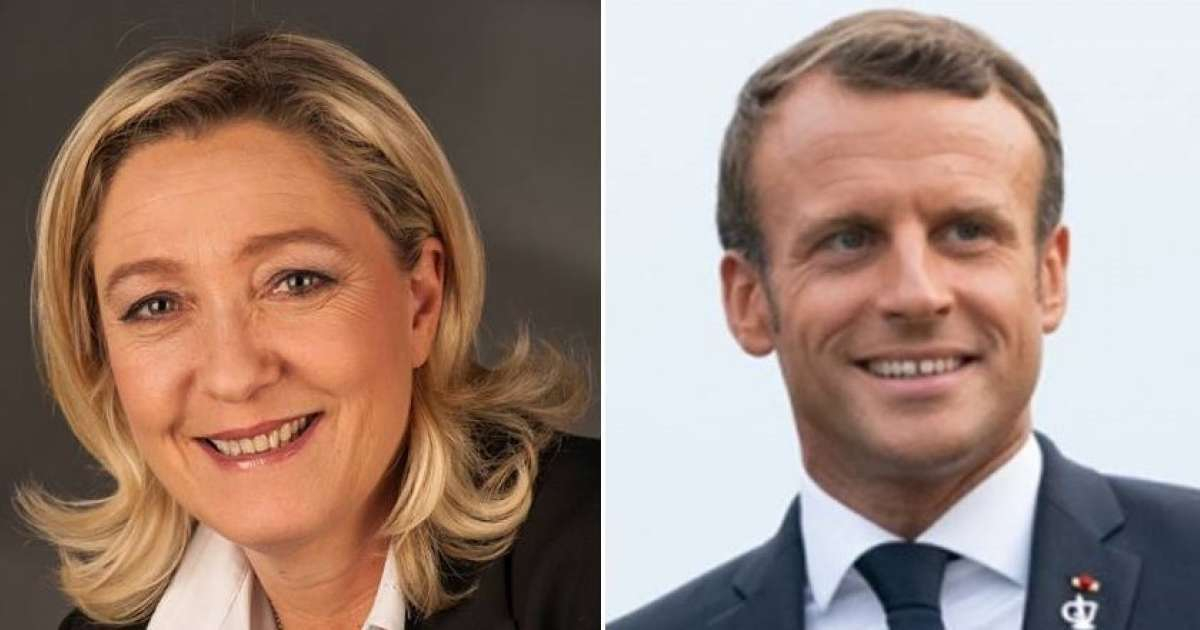 Marine Le Pen y Emmanuel Macron © Wikimedia Commons