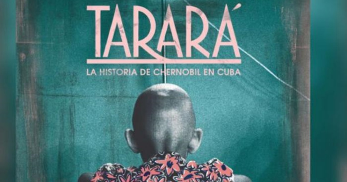 Cartel de película sobre estancia de niños ucranianos en Cuba © Prensa Latina