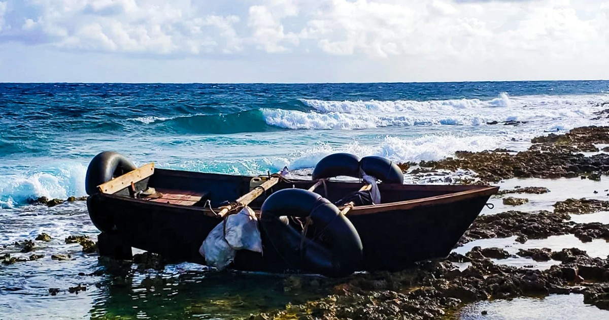 Embarcación arribada a costas de Islas Caimán © CBC