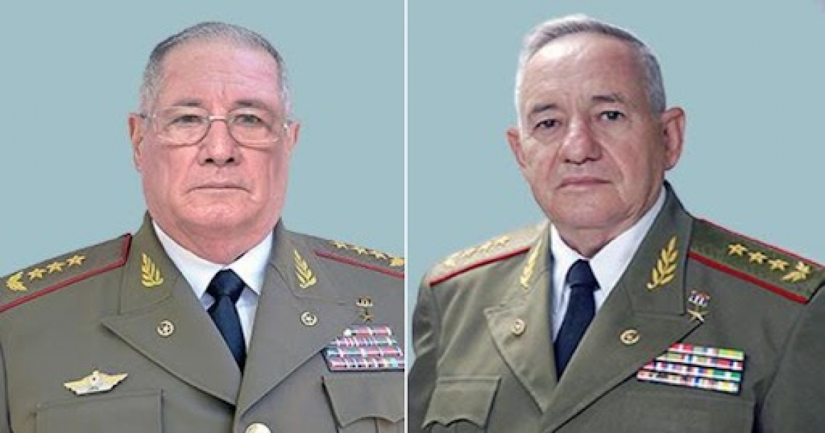 Generales de Cuerpo de Ejército Álvaro López Miera (izq.) y Ramón Espinosa Martín (dcha.) © MINFAR