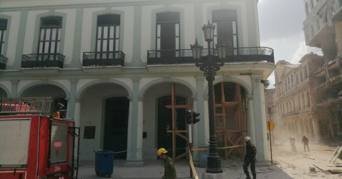Escuela primaria Concepción Arenal, dañada por explosión en Hotel Saratoga © ACN/ Ana Fernández de Lara López 