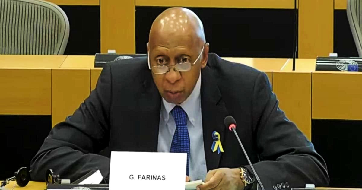 Guillermo Fariñas ante el Parlamento Europeo (Imagen de Archivo) © Captura Facebook / Observatorio Cubano de Derechos Humanos