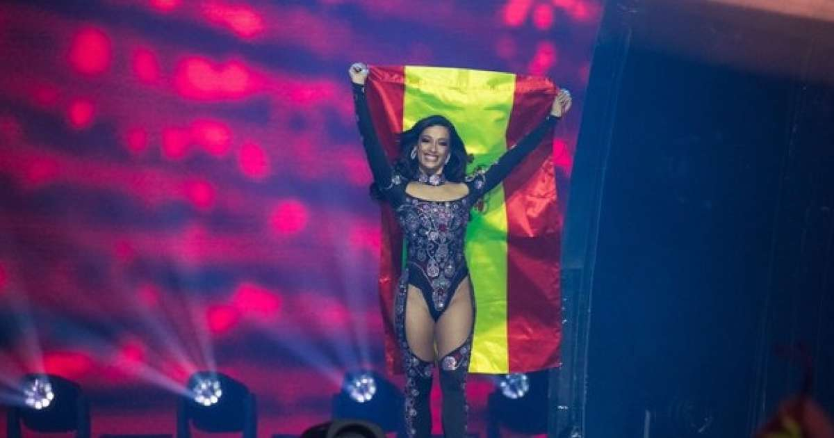 Actuación de la cantante cubana Chanel Terrero en Eurovisión © Eurovisión en Twitter
