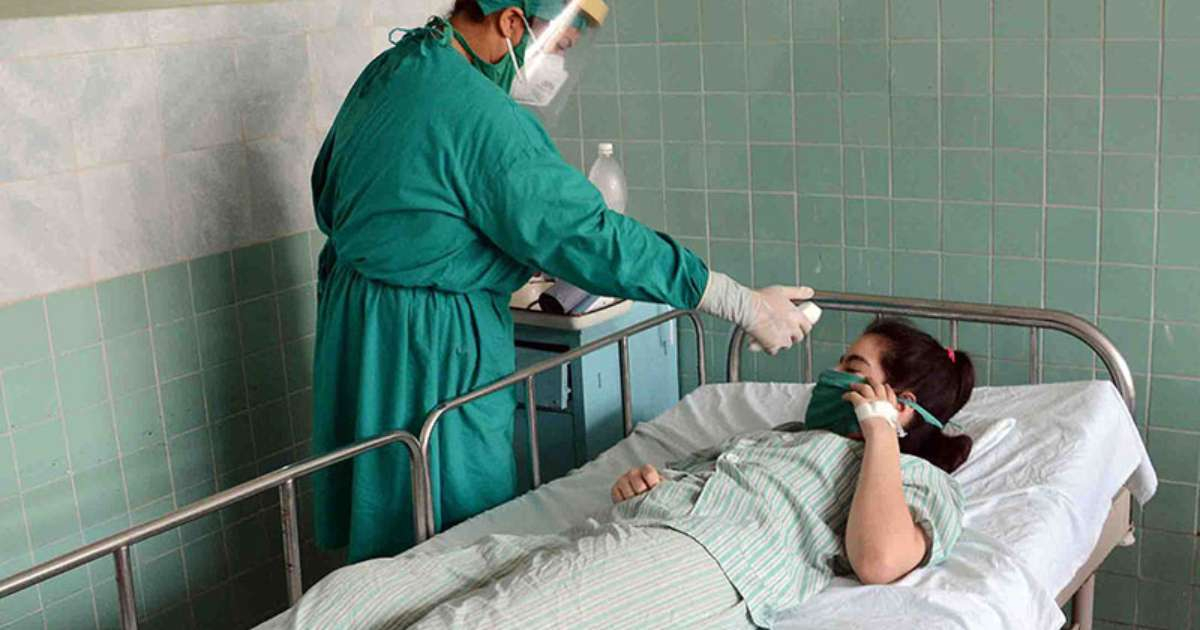 Paciente con coronavirus en Holguín (imagen de referencia) © Agencia Cubana de Noticias / Rodolfo Blanco