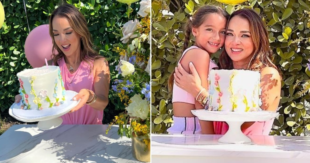 Adamari López con su hija Alaïa en su cumpleaños © Instagram / Adamari López