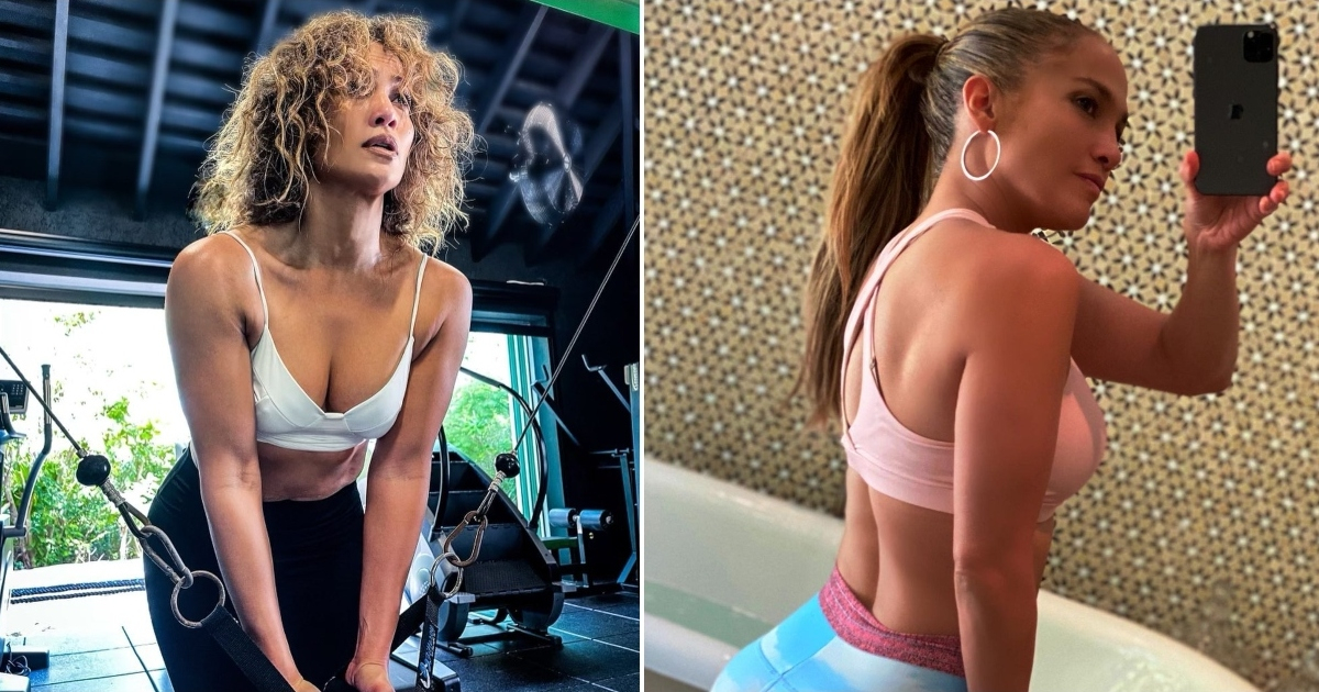Jennifer Lopez entrenando © Instagram / Jennifer Lopez