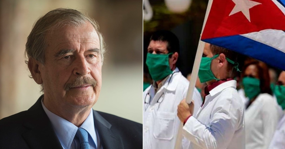 Vicente Fox (d) y Brigada de Médicos cubanos (d) (Imagen de referencia) © Wikipedia - Trabajadores