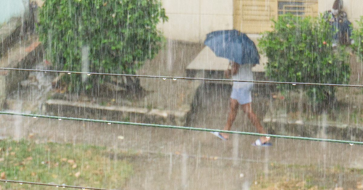 Lluvias fuertes en Cuba (Imagen de archivo) © CiberCuba
