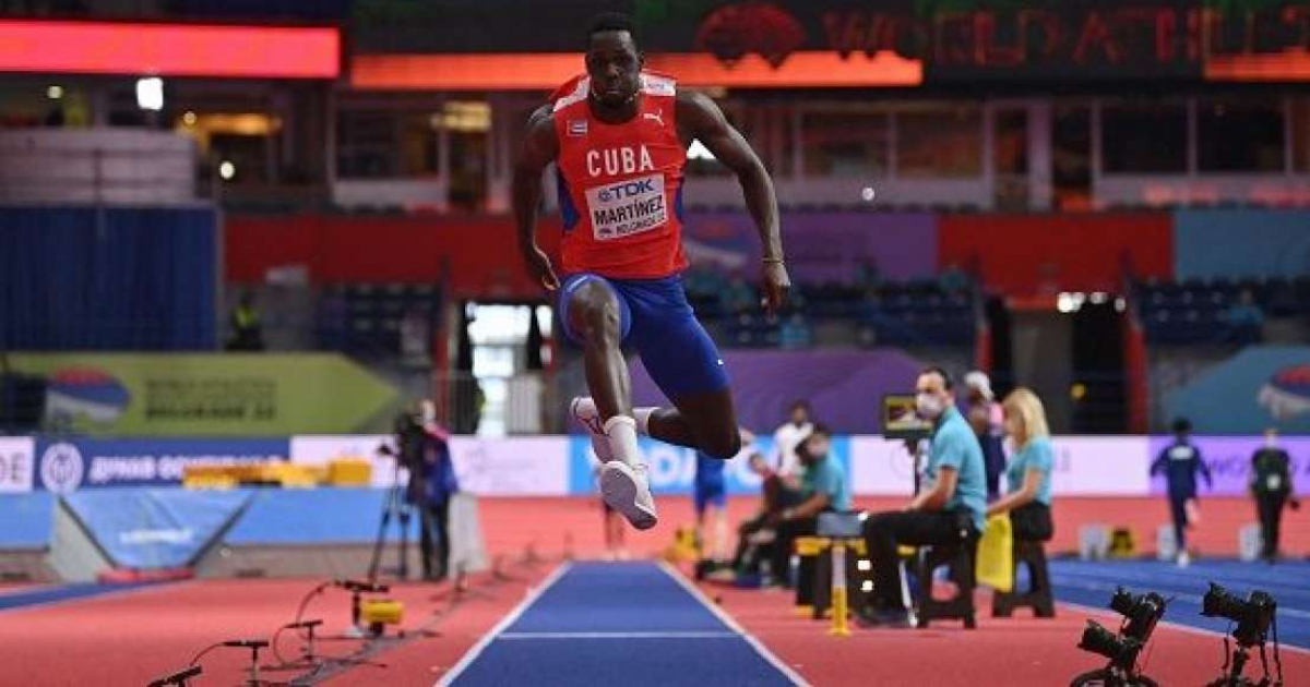 Triplista cubano Lázaro Martínez © World Athletics