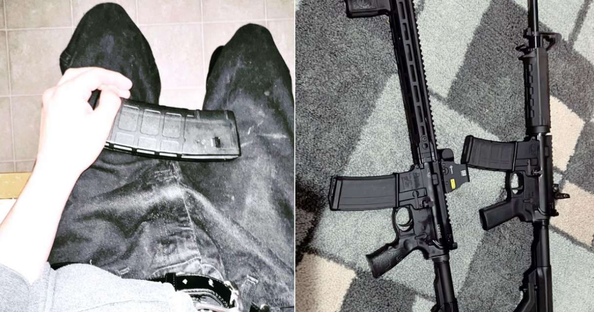 Armas que usó Salvador Ramos en el ataque a escuela en Texas © Instagram / Salvador Ramos
