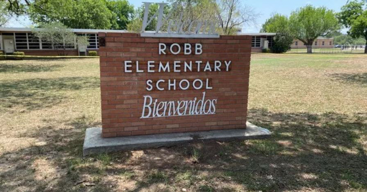 Una vista de la escuela primaria de Robb © Gofundme / Texas Elementary School Shooting Victims Fund