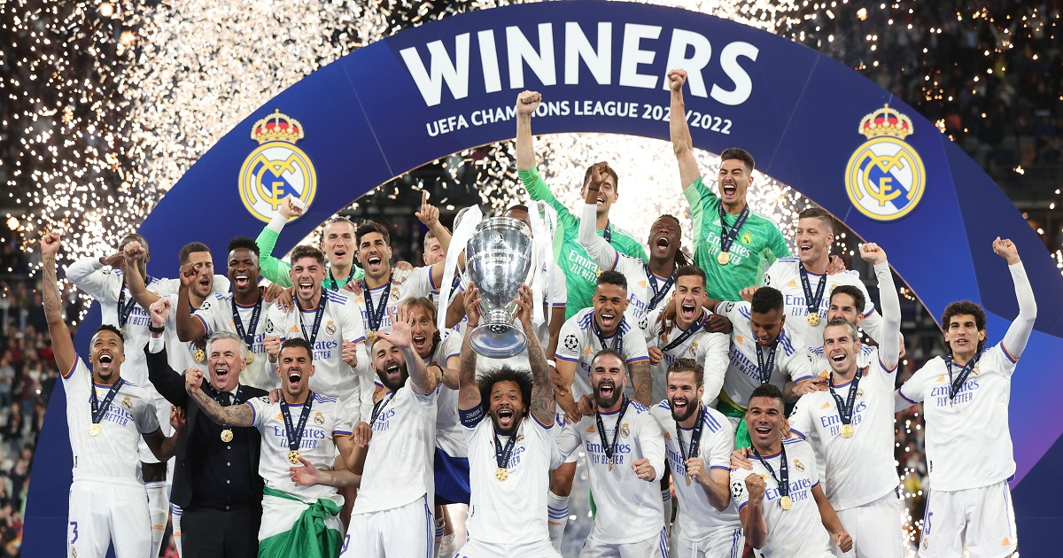 Real Madrid se coronó por 14ª vez en la Champions League © Twitter/UEFA