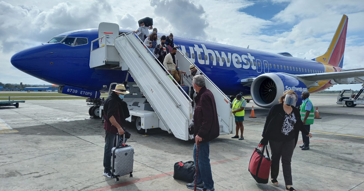 Avión de Southwest en La Habana © Facebook/Aeropuerto José Martí 