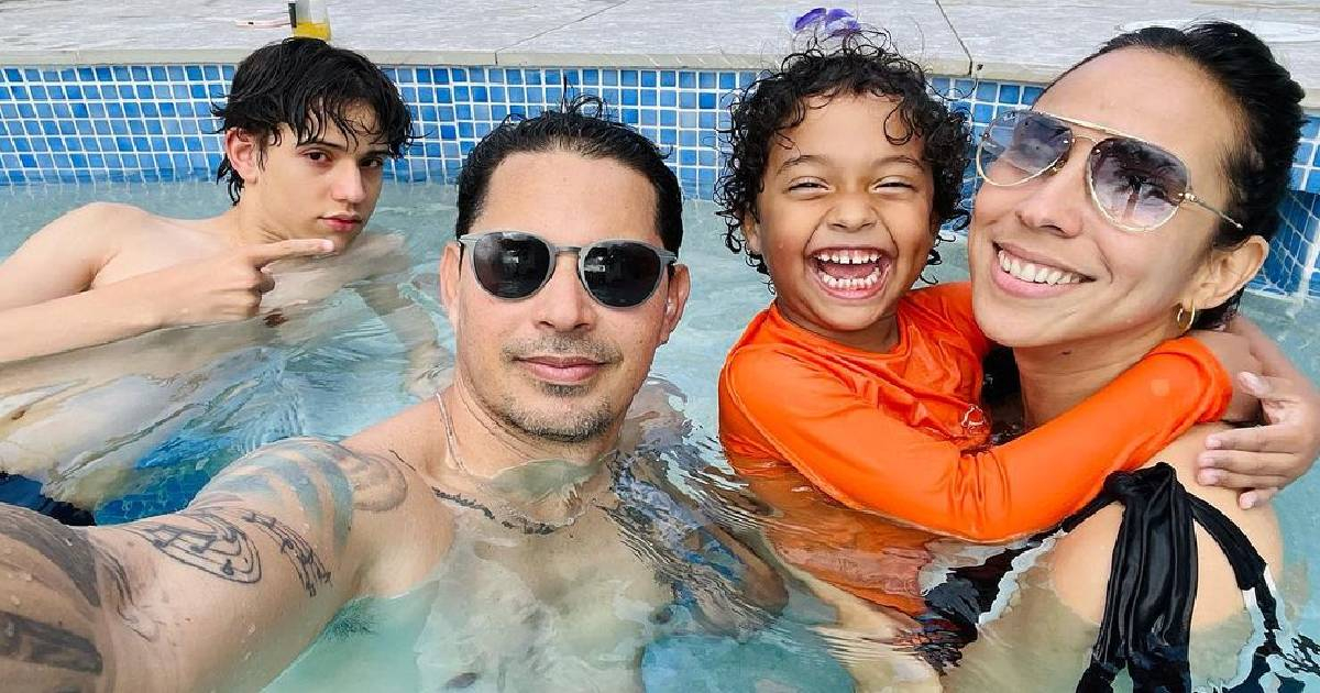 Leoni Torres junto a su familia © Instagram / Leoni Torres