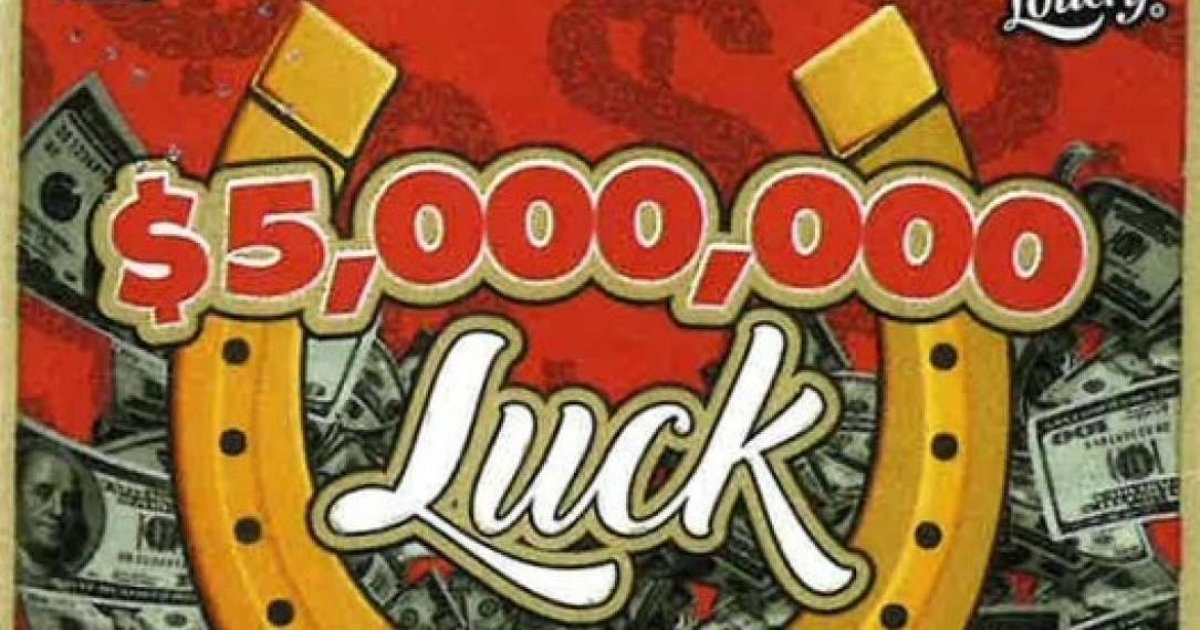 Boleto de 5 millones de dólares de la lotería de Florida © Florida Lottery / Twitter