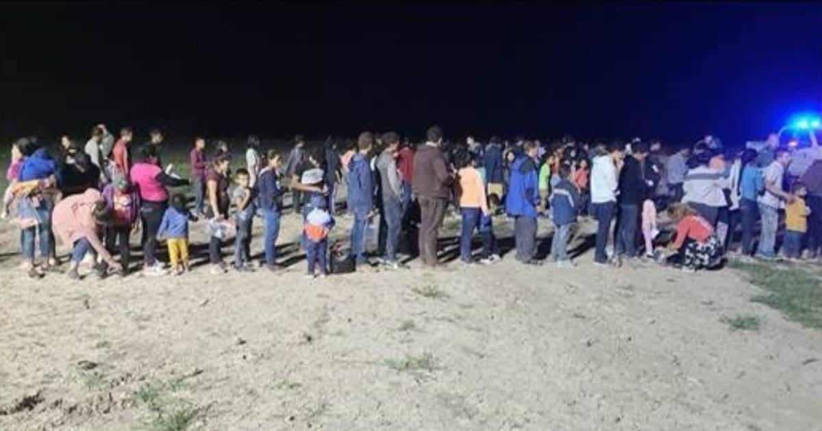 Migrantes detenidos en Texas © Chief Patrol Agent Brian Hastings en Twitter