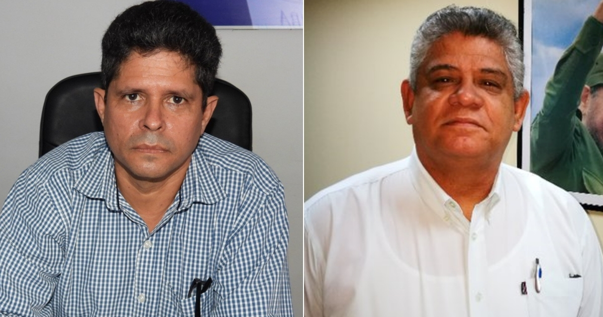 Pablo Julio Pla Feria (izquierda) sustituyó a Carlos  Asencio Valerino (derecha) en el cargo © Facebook / Correos de Cuba