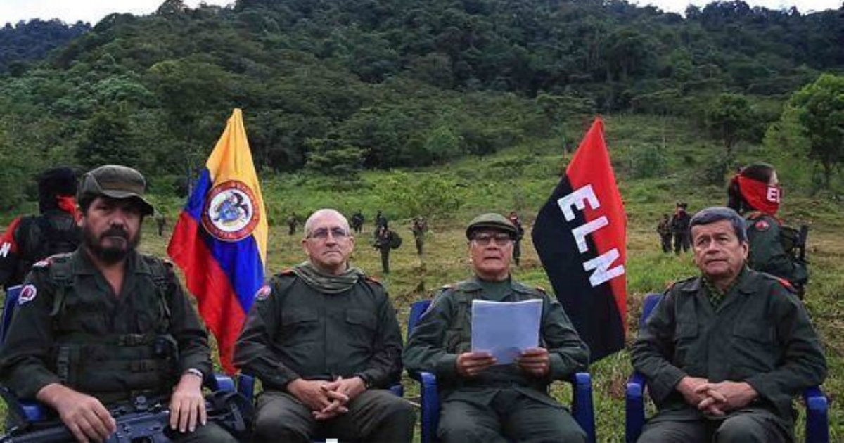 Líderes de la guerrilla ELN en Colombia. © Cubadebate