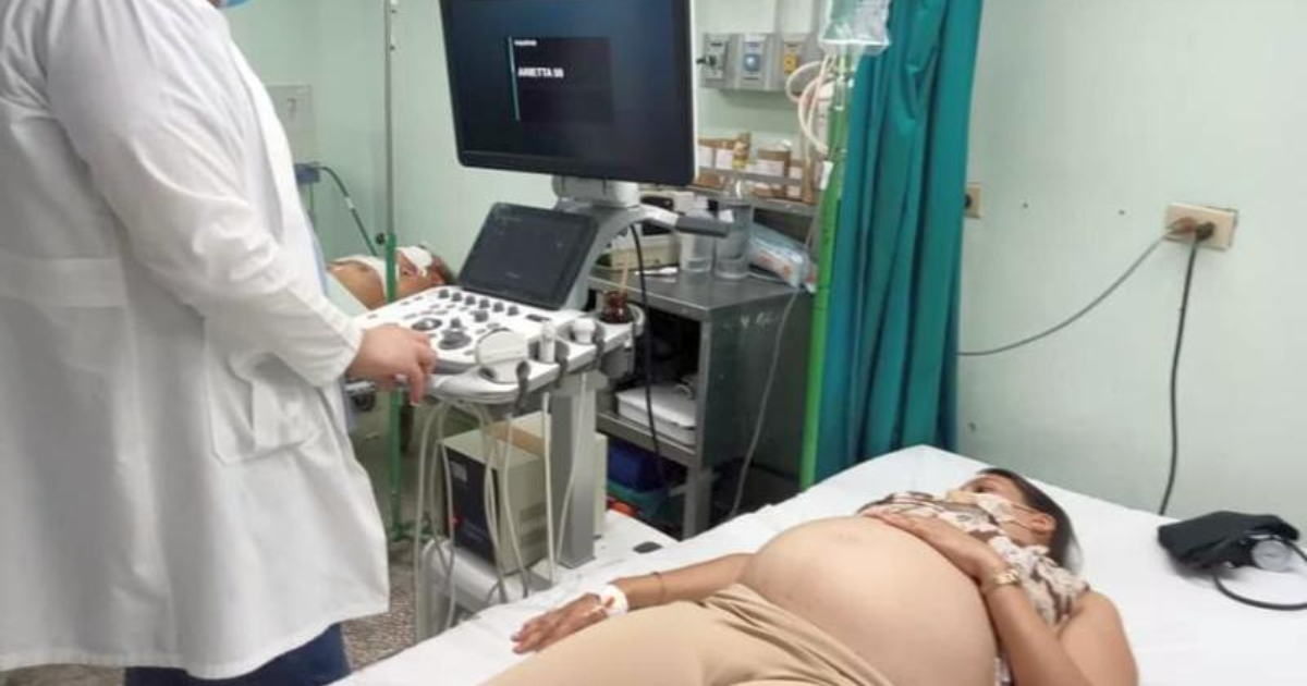 Embarazada lesionada en accidente de tránsito en Cabaiguán © Escambray/ Comunicadora Hospital Provincial