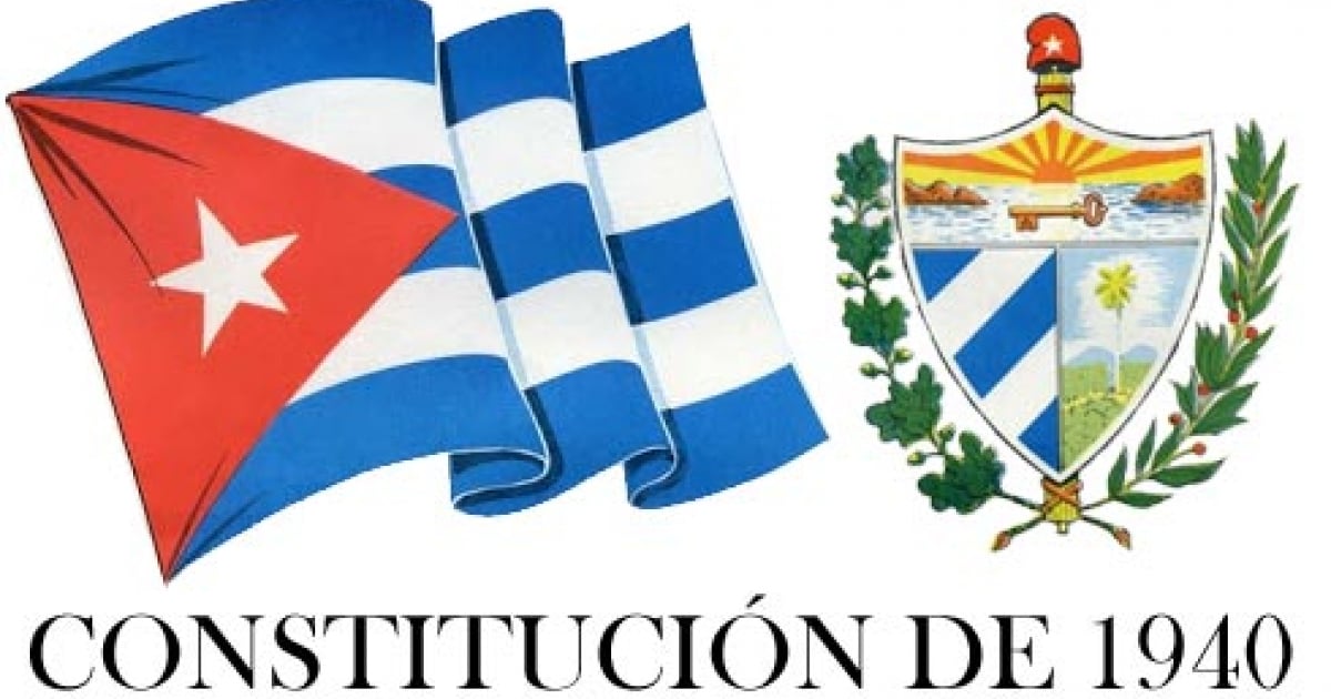 Alegoría Constitución cubana de 1940 © El Veraz