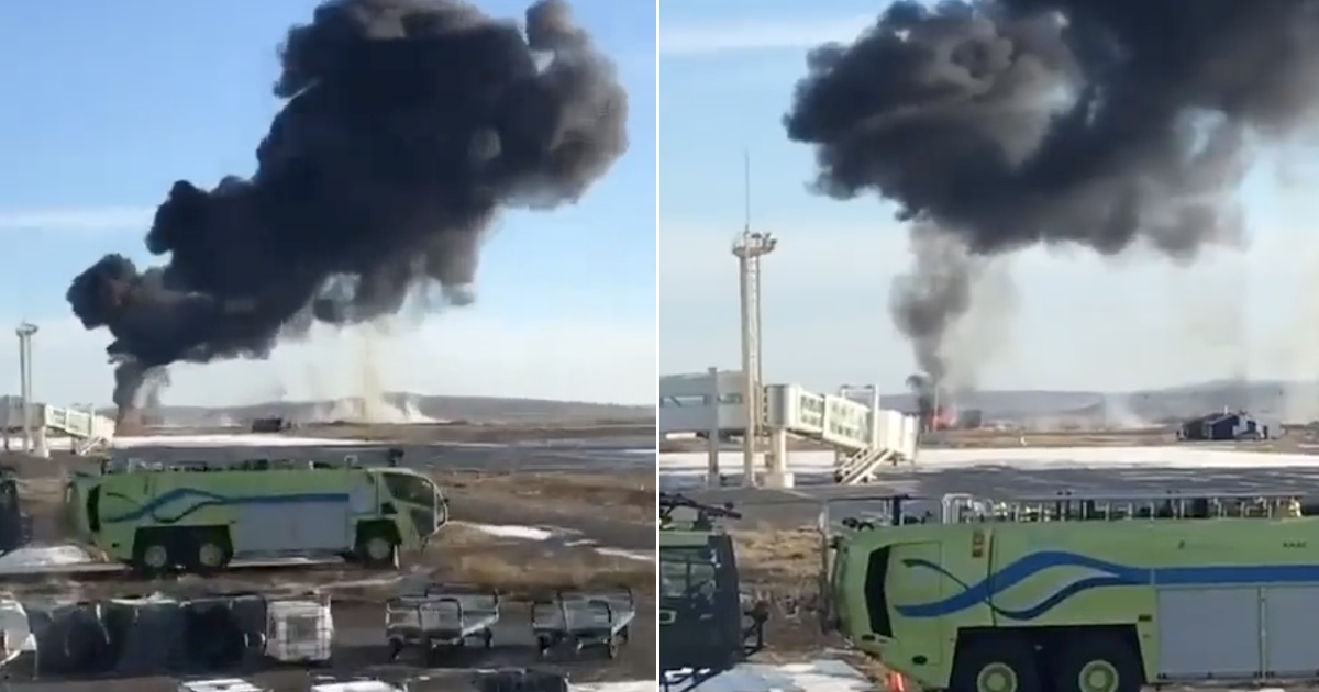 Avión se estrella en Argentina © Captura de video / Infofueguina en Twitter