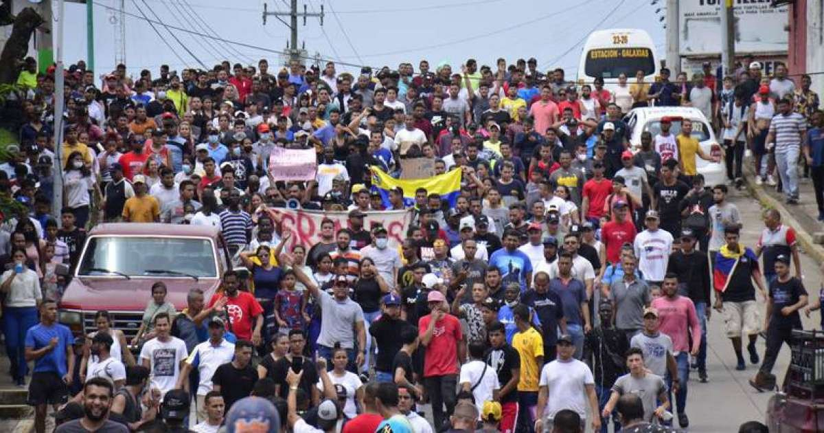 Migrantes en Tapachula, México © Diario del Sur