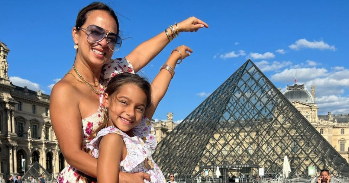 Adamari López con su hija Alaïa en París © Instagram / Adamari López