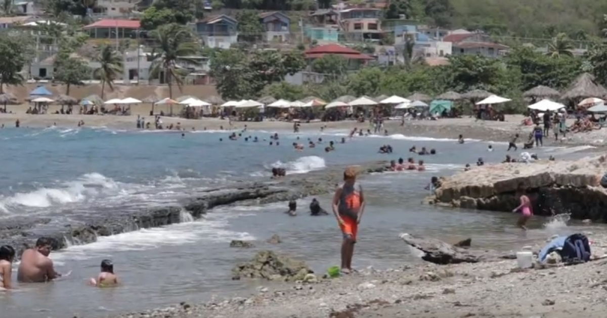 Playa Siboney, Santiago de Cuba © Captura de video 