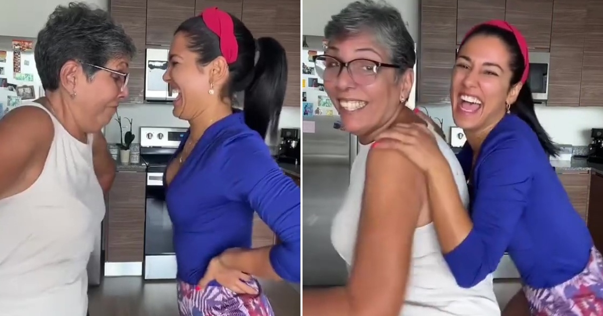 Camila Arteche y su mamá bailando "Dame tu cosita" © Instagram / Camila Arteche