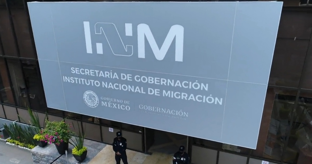 Sede del INM en Ciudad de México. © Twitter/INM de México