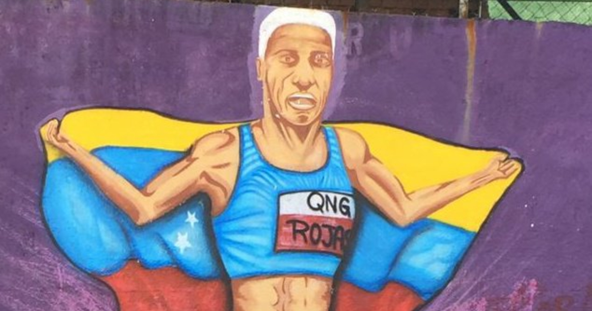 Grafito de Yulimar Rojas en Venezuela © Twitter / Fuera Del Aire