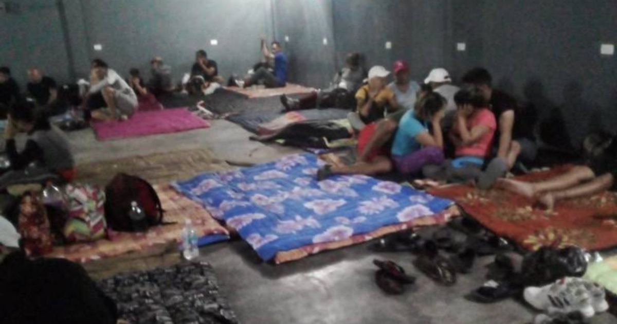 Migrantes en "casa de seguridad" en Tapachula © Twitter / Diario del Sur