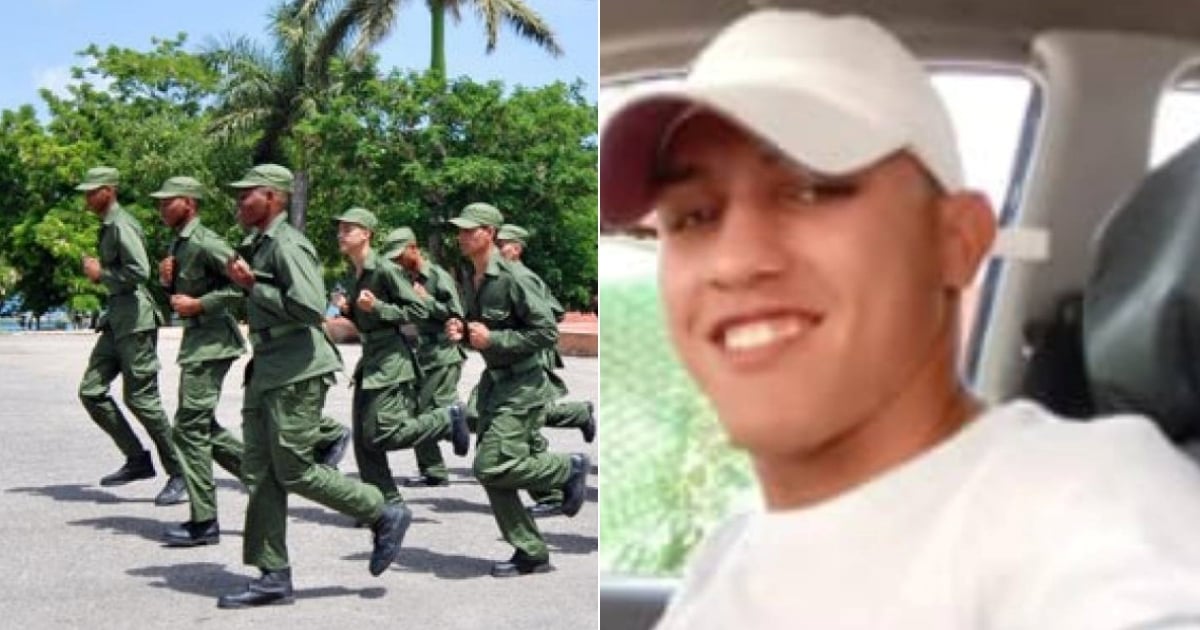 Militares cubanos (imagen referencial) y el sargento instructor Raúl Tomás Perera Jemias © Canal Caribe - Facebook /  Adriano Castañeda