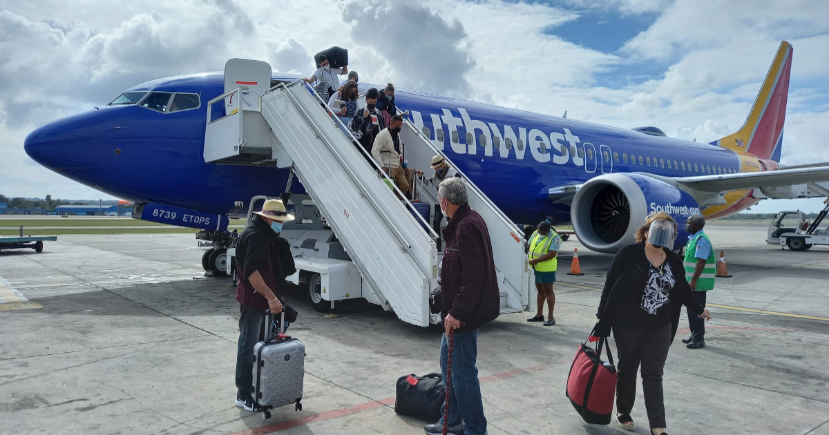 Avión de Southwest en La Habana © Facebook / Aeropuerto José Martí