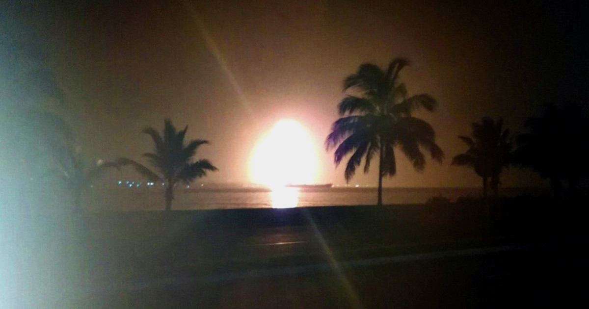 Explosión en Matanzas © Twitter / Gobierno Provincial del Poder Popular en Matanzas