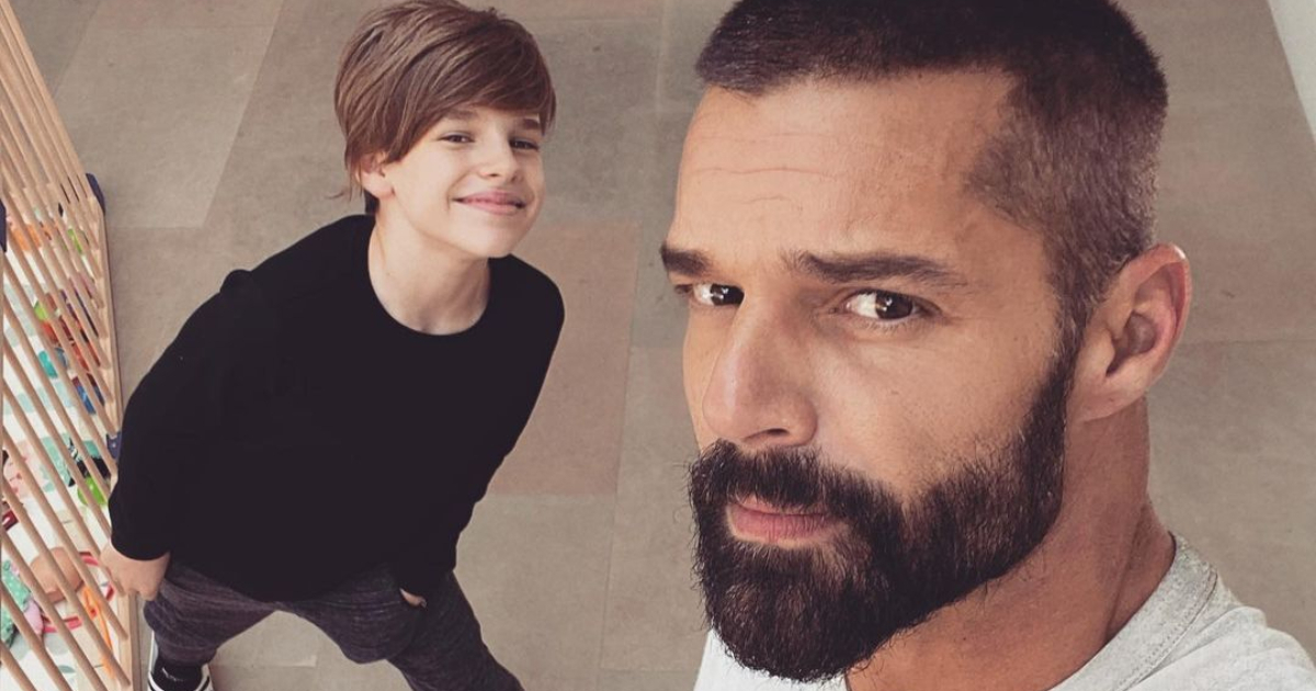 Ricky Martin con su hijo Matteo © Instagram / Ricky Martin